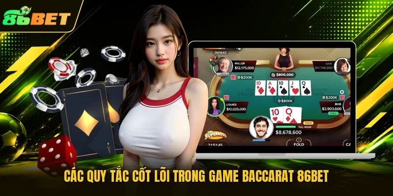 Các quy tắc cốt lõi trong game Baccarat 86BET 